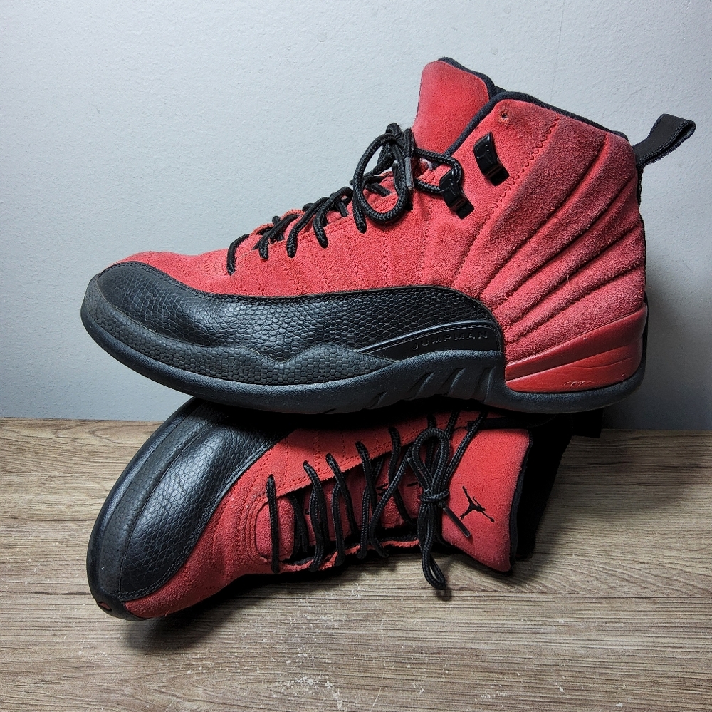 Jordan 12 Retro Reverse Flu Game Size 10.5 - Picture 8 of 13